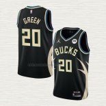Camiseta A.C. Green NO 20 Milwaukee Bucks Statement 2022-23 Negro