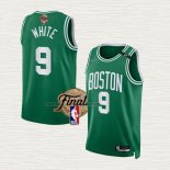Camiseta Derrick White NO 9 Boston Celtics Icon 2022 NBA Finals Verde