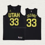 Camiseta Johnny Juzang NO 33 Utah Jazz Statement 2022-23 Negro