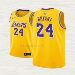 Camiseta Kobe Bryant NO 24 Nino Los Angeles Lakers Icon 2018-19 Amarillo