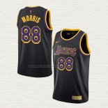 Camiseta Markieff Morris NO 88 Los Angeles Lakers Earned 2020-21 Negro