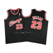 Camiseta Michael Jordan NO 23 Nino Chicago Bulls Negro3