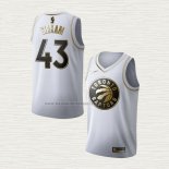 Camiseta Pascal Siakam NO 43 Toronto Raptors Golden Edition Blanco