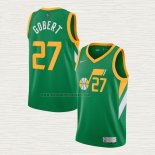 Camiseta Rudy Gobert NO 27 Utah Jazz Earned 2020-21 Verde