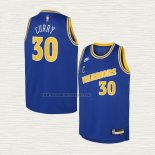 Camiseta Stephen Curry NO 30 Nino Golden State Warriors Classic 2022-23 Azul