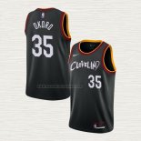 Camiseta Isaac Okoro NO 35 Cleveland Cavaliers Ciudad 2020-21 Negro