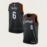 Camiseta JaVale McGee NO 6 Cleveland Cavaliers Ciudad 2020-21 Negro