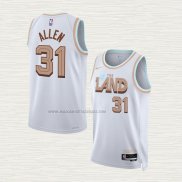 Camiseta Jarrett Allen NO 31 Cleveland Cavaliers Ciudad 2022-23 Blanco
