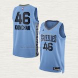 Camiseta John Konchar NO 46 Memphis Grizzlies Statement 2022-23 Azul