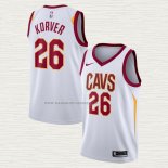 Camiseta Kyle Korver NO 26 Cleveland Cavaliers Association Blanco