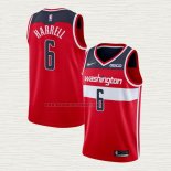 Camiseta Montrezl Harrell NO 6 Washington Wizards Icon 2020-21 Rojo