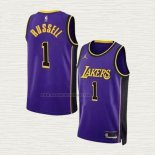 Camiseta NO 1 Los Angeles Lakers Statement 2022-23 Violeta D'Angelo Russell