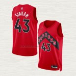 Camiseta Pascal Siakam NO 43 Toronto Raptors Icon 2022-23 Rojo