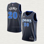 Camiseta Richaun Holmes NO 20 Dallas Mavericks Ciudad 2023-24 Azul