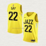 Camiseta Rudy Gay NO 22 Utah Jazz Icon 2022-23 Amarillo