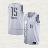 Camiseta Derrick Favors NO 15 Oklahoma City Thunder Ciudad 2021-22 Blanco