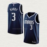 Camiseta Jaden Hardy NO 3 Dallas Mavericks Statement 2022-23 Azul