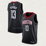 Camiseta James Harden NO 13 Houston Rockets Statement Negro
