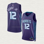 Camiseta Kelly Oubre JR. NO 12 Charlotte Hornets Statement 2022-23 Violeta