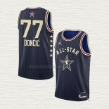 Camiseta Luka Doncic NO 77 Dallas Mavericks All Star 2024 Azul