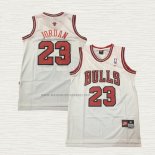 Camiseta Michael Jordan NO 23 Chicago Bulls Retro Blanco