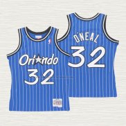 Camiseta NO 32 Nino Orlando Magic Retro Azul Shaquille O'Neal