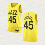 Camiseta Donovan Mitchell NO 45 Utah Jazz Icon 2022-23 Amarillo