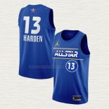 Camiseta James Harden NO 13 Brooklyn Nets All Star 2021 Azul