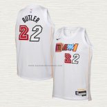 Camiseta Jimmy Butler NO 22 Nino Miami Heat Ciudad 2022-23 Blanco