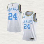 Camiseta Kobe Bryant NO 24 Los Angeles Lakers Classic 2022-23 Blanco