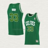 Camiseta Larry Bird NO 33 Boston Celtics Hardwood Classics Snakeskin 2021 Verde