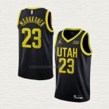 Camiseta Lauri Markkanen NO 23 Utah Jazz Statement 2022-23 Negro