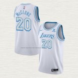 Camiseta Mac McClung NO 20 Los Angeles Lakers Ciudad 2021-22 Blanco