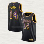 Camiseta Marc Gasol NO 14 Los Angeles Lakers Earned 2020-21 Negro