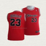 Camiseta Michael Jordan NO 23 Nino Chicago Bulls Rojo2