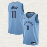 Camiseta Mike Conley NO 11 Memphis Grizzlies Statement Azul