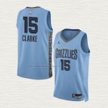 Camiseta Brandon Clarke NO 15 Memphis Grizzlies Statement 2022-23 Azul