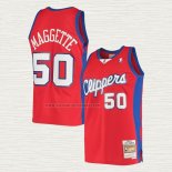Camiseta Corey Maggette NO 50 Los Angeles Clippers Mitchell & Ness 2004-05 Rojo