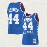 Camiseta George Gervin NO 44 All Star 1985 Azul