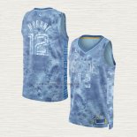 Camiseta Ja Morant NO 12 Memphis Grizzlies Select Series 2023 Azul