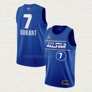 Camiseta Kevin Durant NO 7 Brooklyn Nets All Star 2021 Azul