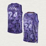 Camiseta Kobe Bryant NO 24 Los Angeles Lakers Select Series 2023 Violeta