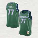 Camiseta Luka Doncic NO 77 Dallas Mavericks Mitchell & Ness 2018-19 Verde