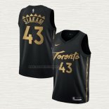 Camiseta Pascal Siakam NO 43 Toronto Raptors Ciudad 2019-20 Negro