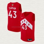 Camiseta Pascal Siakam NO 43 Toronto Raptors Earned Rojo
