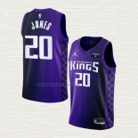 Camiseta Colby Jones NO 20 Sacramento Kings Statement 2023-24 Violeta