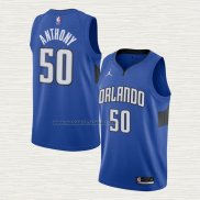 Camiseta Cole Anthony NO 50 Orlando Magic Statement Azul
