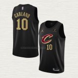 Camiseta Darius Garland NO 10 Cleveland Cavaliers Statement 2022-23 Negro