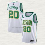 Camiseta Gordon Hayward NO 20 Boston Celtics Ciudad Blanco
