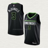 Camiseta Jaden McDaniels NO 3 Minnesota Timberwolves Statement 2022-23 Negro